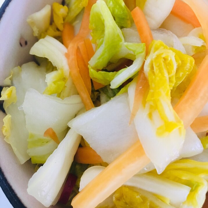 白菜の浅漬け ほんだし レシピ 作り方 By Mamimumai 楽天レシピ